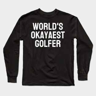 golfer Long Sleeve T-Shirt